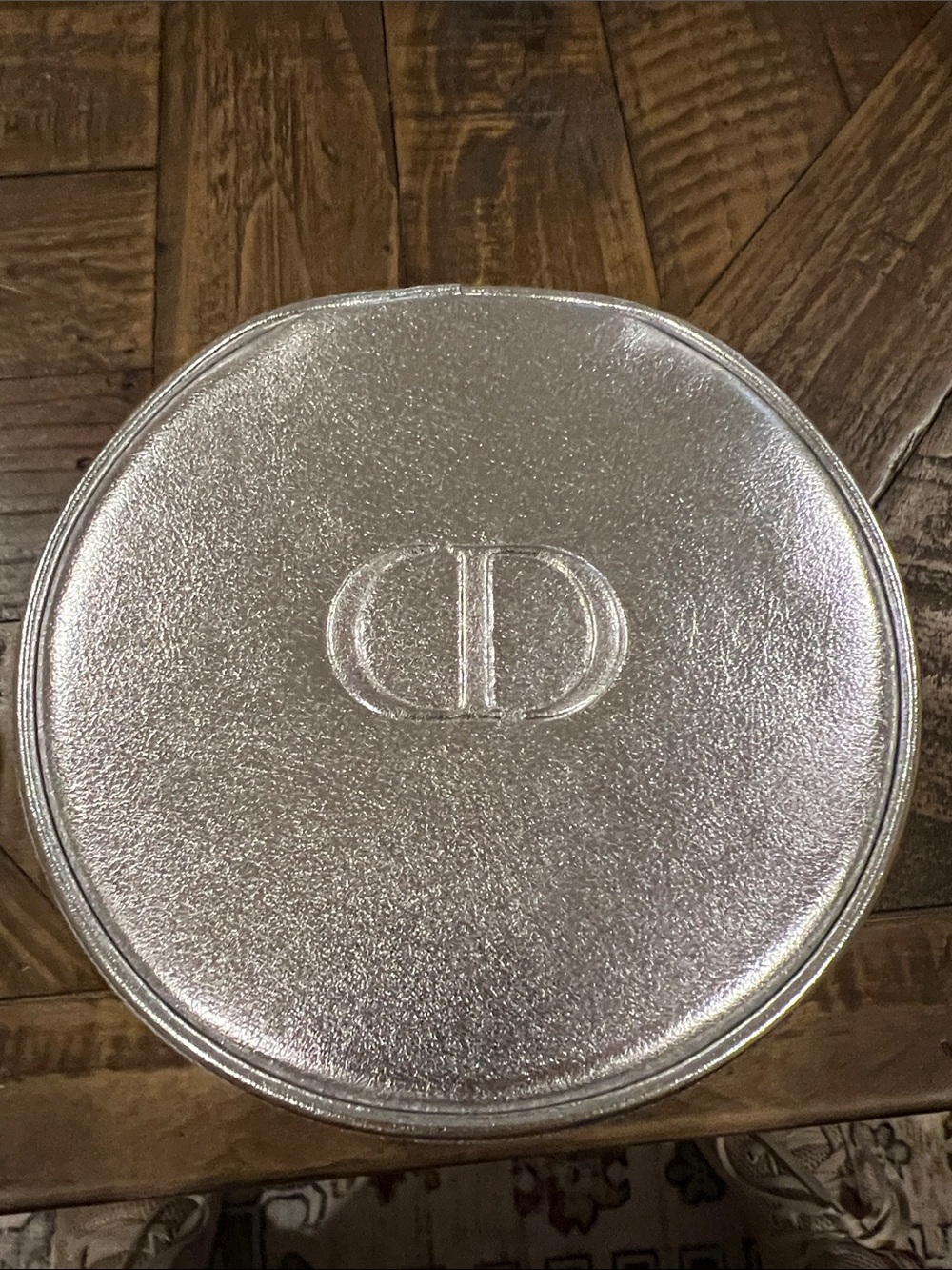 NWT Dior Silver Trousse Pouch